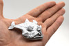 Hatchetfish, Silver hatchet fish,  Plastic Fish, Design, Realistic Figure, Educational, Lifelike, Toy Model, Figurine, Replica, Gift,     2 3/4"  