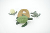 Sea Turtle, 4 Stages, Learn the Sea Turtle Life Cycle, Plastic Figure, Model, Realistic Replica, Educational, Figurine, Animal, Life Like, Gift,    3"    F3686 B328
