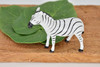 Zebra, Plastic Toy Animal, Kids Gift, Realistic Figure, Educational Model, Replica, Gift,          3 1/2"     F381 B90