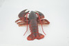 Lobster, East Coast, Maine, Red, Hard Rubber Crustaceans, Educational, Figure, Lifelike, Model, Replica, Gift,     9"  F4070 B91
