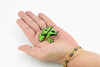 Frog, Green and Black Poison Dart Frog, Plastic Toy, Realistic, Rainforest, Figure, Model, Replica, Kids, Educational, Gift,      2"    F4092 B54