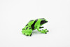 Frog, Green and Black Poison Dart Frog, Plastic Toy, Realistic, Rainforest, Figure, Model, Replica, Kids, Educational, Gift,      2"    F4092 B54