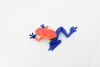 Frog, Poison Dart Frog Red and Blue, Plastic Toy, Realistic, Rainforest, Figure, Model, Replica, Kids, Educational, Gift,       3"     F4093 B54