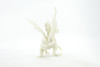 Dragon, Snow Dragon, Glow-in-the-Dark, Museum Quality, Highly Detaied, Hand Painted, Myth, Fantasy, Plastic, Educational, Realistic, Gift,    7"      F4140 B216