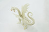 Dragon, Snow Dragon, Glow-in-the-Dark, Museum Quality, Highly Detaied, Hand Painted, Myth, Fantasy, Plastic, Educational, Realistic, Gift,    7"      F4140 B216