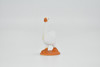 Goose, White, Very Nice Plastic Reproduction     1 3/4"   F4157 B140