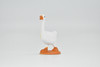Goose, White, Very Nice Plastic Reproduction     1 3/4"   F4157 B140