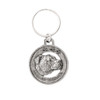 Amstaff Terrier Pewter Keychain, D012KC