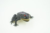 Frog, Black Frog, Toad, Rubber Toy, Realistic, Rainforest Amphibian, Figure, Model, Replica, Kids, Educational, Gift,     3"    F6091 B3