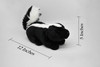 Skunk, Realistic, Very Nice Plush, Stuffed Animal, Educational, Toy, Kids, Realistic Figure, Lifelike Model, Replica, Gift,       12" 