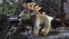 Elk Plush Toy, Realistic Stuffed Animal, Wapiti, Lifelike, Stuffed Elk, Soft, Toy, Educational, Kids, Gift     12"    F4501 BB51