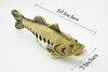 Largemouth Bass, Big mouth, Bucketmouth, Very Nice Plush Fish, Stuffed Animal, Educational, Toy, Kids, Realistic Figure, Gift,         10"