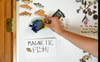 AngelFish, Pterophyllum, Cichlids, Tropical Fish Magnet, Fish Design, Realistic Figure, Educational, Figure, Lifelike,  Model, Figurine, Replica,  5 1/2 Inches