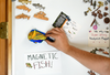 PLACE MAGNET ON ANY MAGNETIC SPOT