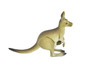 Kangaroo with Baby Joey, Very Nice Plastic Animal, Educational, Realistic, Hand Painted, Figure, Lifelike Model, Figurine, Replica, Toys,  3 1/2 Inches.