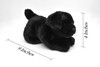 Labrador, Black Lab, Dog, Canine, Very Nice Plush Animal, Stuffed Animal, Educational, Toy, Kids, Realistic Figure, Gift,    8"