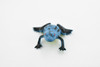Blue Poison Dart Frog, Arrow Frog, Very Nice Plastic Design, Educational, Diorama, Realistic Figure, Lifelike, Replica, Toy, Kids, Gift,   1 1/2 Inches.     CWG16 B47