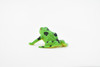 Frog, Green Spotted, Very Nice Plastic Design, Educational, Diorama, Realistic Figure, Lifelike, Replica, Toy, Kids, Gift,   1 1/2 Inches.   CWG17 B47