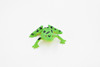 Frog, Green Spotted, Very Nice Plastic Design, Educational, Diorama, Realistic Figure, Lifelike, Replica, Toy, Kids, Gift,   1 1/2 Inches.   CWG17 B47