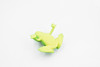 Frog, Green Spotted, Very Nice Plastic Design, Educational, Diorama, Realistic Figure, Lifelike, Replica, Toy, Kids, Gift,   1 1/2 Inches.   CWG17 B47