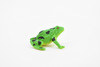Frog, Green Spotted, Very Nice Plastic Design, Educational, Diorama, Realistic Figure, Lifelike, Replica, Toy, Kids, Gift,   1 1/2 Inches.   CWG17 B47