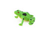 Frog, Green Spotted, Very Nice Plastic Design, Educational, Diorama, Realistic Figure, Lifelike, Replica, Toy, Kids,  1 1/2 Inches. 
