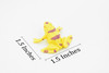 Yellow-banded poison dart frog, Arrow Frog, Very Nice Plastic Design, Educational, Diorama, Realistic Figure, Lifelike, Toy, Kids,  1 1/2 Inches. 