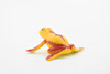 Panamanian golden frog, Poison Dart Fire Frog, Arrow Frog, Very Nice Plastic Design, Educational, Diorama, Realistic Figure, Toy, Kids, Gift,  1 1/2 Inches.  WG20 B47
