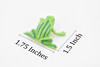 Frog, Green Striped Frog, Plastic Toy, Realistic, Figure, Model, Replica, Kids, Educational, Gift,    1 1/2"    CWG21 B47