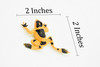 Frog, Orange Poison Dart Frog, Plastic Toy, Realistic, Figure, Model, Replica, Kids, Educational, Gift,    1 1/2"    CWG25B47