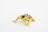 Frog, Brown & Black Pfrog, Plastic Toy, Realistic, Figure, Model, Replica, Kids, Educational, Gift,      1 1/2"    CWG27B47