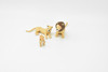 Male Lion, Lioness, Cub, Family Set of 3, Very Nice Rubber Design, Educational, Realistic Figure, Lifelike, Replica, Toy, Kids, Gift,   3 Inches.  F3919 B618