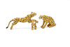 Cheetah Family, Set of 3, Realistic Toy Model Plastic Replica Animal Kids Educational Gift F3917 B618