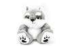 Wolf, Sitting, Sweet Feet, Realistic, Cute, Stuffed Animal, Plush Toy, Kids, Educational, Gift       7"     CWG63 BB6