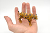 Leopard, Movable Parts, Very Nice Plastic Replica  4 1/2"  -  F060 B193