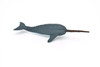 Narwhal Whale, Very Nice Plastic Replica  3"Long   ~  F3905-B9