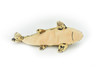 Leopard shark, Realistic, Stuffed, Soft, Toy, Educational, Kids, Gift, Plush Animal   13"  PZ023 B459
