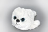 Baby Harp Seal, Realistic Stuffed Soft Toy Educational Kids Gift Plush Animal  9"  PZ034 B463