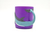 Dolphin, Children's Plastic Drinking Cup, Purple   3"   - F652 B128