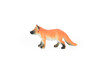 Red Fox, Canidae, Vulpes vulpes, Hand Painted, Realistic, Very Nice Plastic Design, Caninds, Animal,  Educational, Diorama Model, Lifelike, Toy,  2 1/2 Inches. 