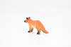 Fox, Canidae, Red, Very Nice Plastic Animal Figure, Model, Figure, Figurine, Educational, Animal, Kids, Gift, Toy,   2 1/2 "    CWG108 B237