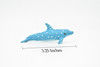 Dolphin, White Spotted, Very Nice Plastic Replica   3.5"Long  ~   F3910-B9