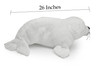 Harp Seal White Large Realistic Stuffed Soft Toy Educational Kids Gift, Plush Animal  26" F072 BB13