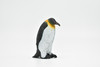 Emperor Penguin, Museum Quality, Realistic, Aptenodytes forsteri, Rubber Bird Design, Educational, Hand Painted, Figure, Lifelike, Model, Gift,  3 Inches 