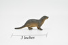 River Otter Museum Quality Rubber Otter Model, Toy, Figure   3"      CWG149 BB28