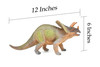 Triceratops, Dinosaur, Figure, Model, Figurine, Educational, Animal, Kids, Gift Toy Plastic Replica,      14"        CWG157 BB33   