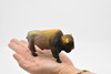 Buffalo, Bison, Figure, Model, Figurine, Educational, Animal, Kids, Gift Museum Quality Plastic Replica, Hand Painted     4 1/2 "     CWG178 BB41