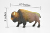 Buffalo, Bison, Figure, Model, Figurine, Educational, Animal, Kids, Gift Museum Quality Plastic Replica, Hand Painted     4 1/2 "     CWG178 BB41