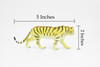 This Tiger replica toy is beautifully made and painted, detailed lifelike features! Very Realistic! Great for use as a desk toy, Holiday gift, or Diorama project! Realistic Wild Tiger Toy Animal, Museum Quality,  5 Inches Long.