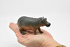 Hippo, Museum Quality, Realistic Plastic Animal Design, Educational, Hand Painted, Figure, Lifelike, Model, Figurine, Replica, Gift,     5"     CWG183 BB44